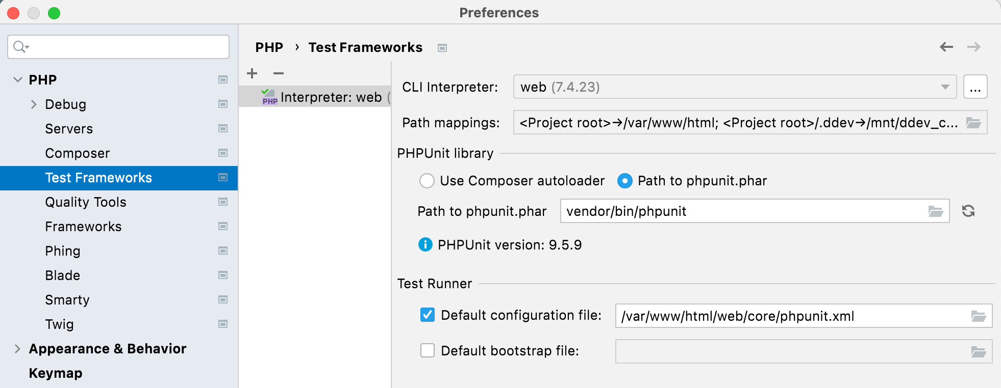 Example config