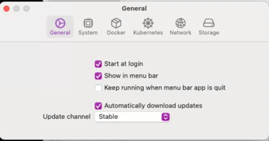 OrbStack configuration