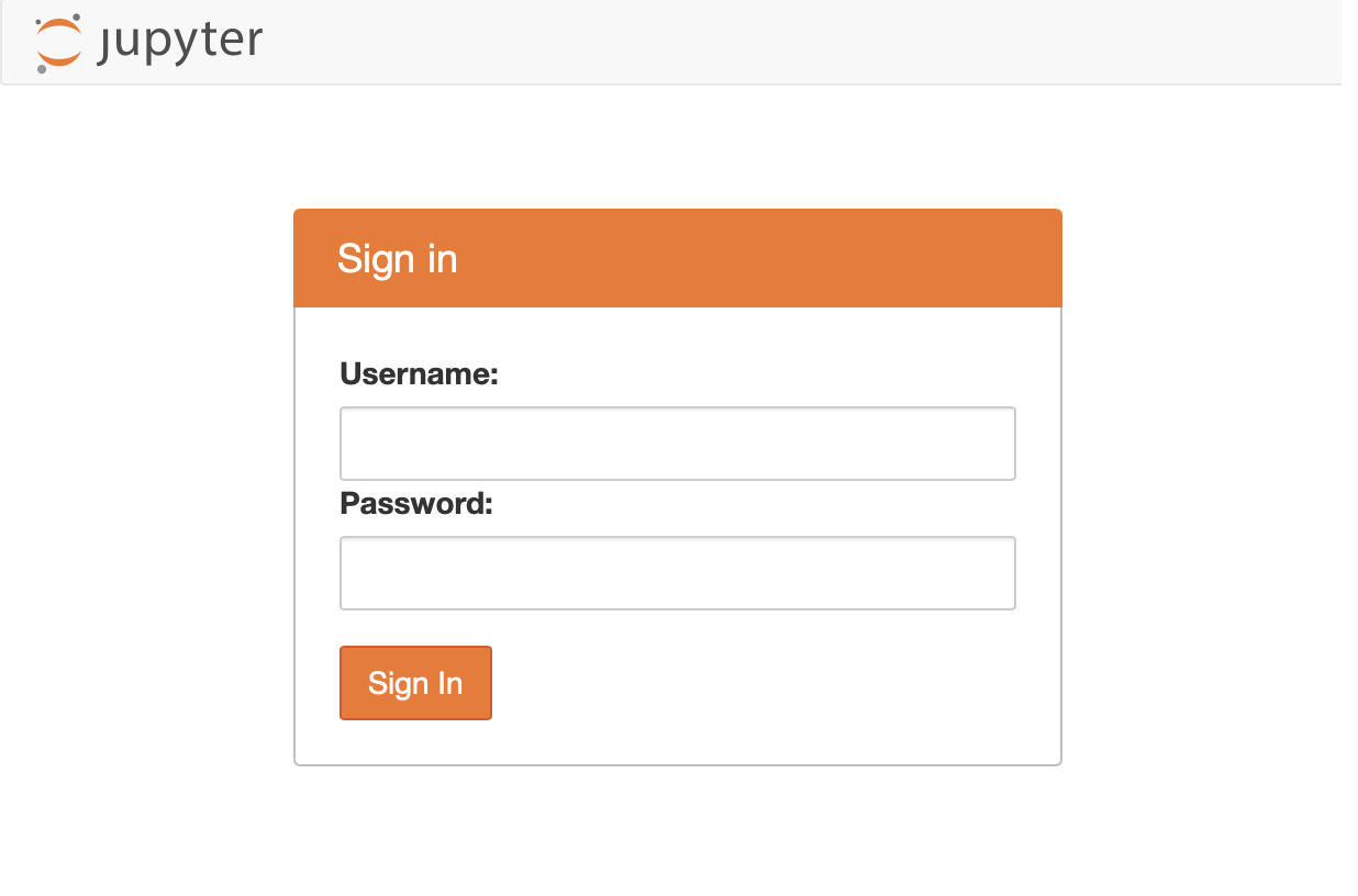 A login form